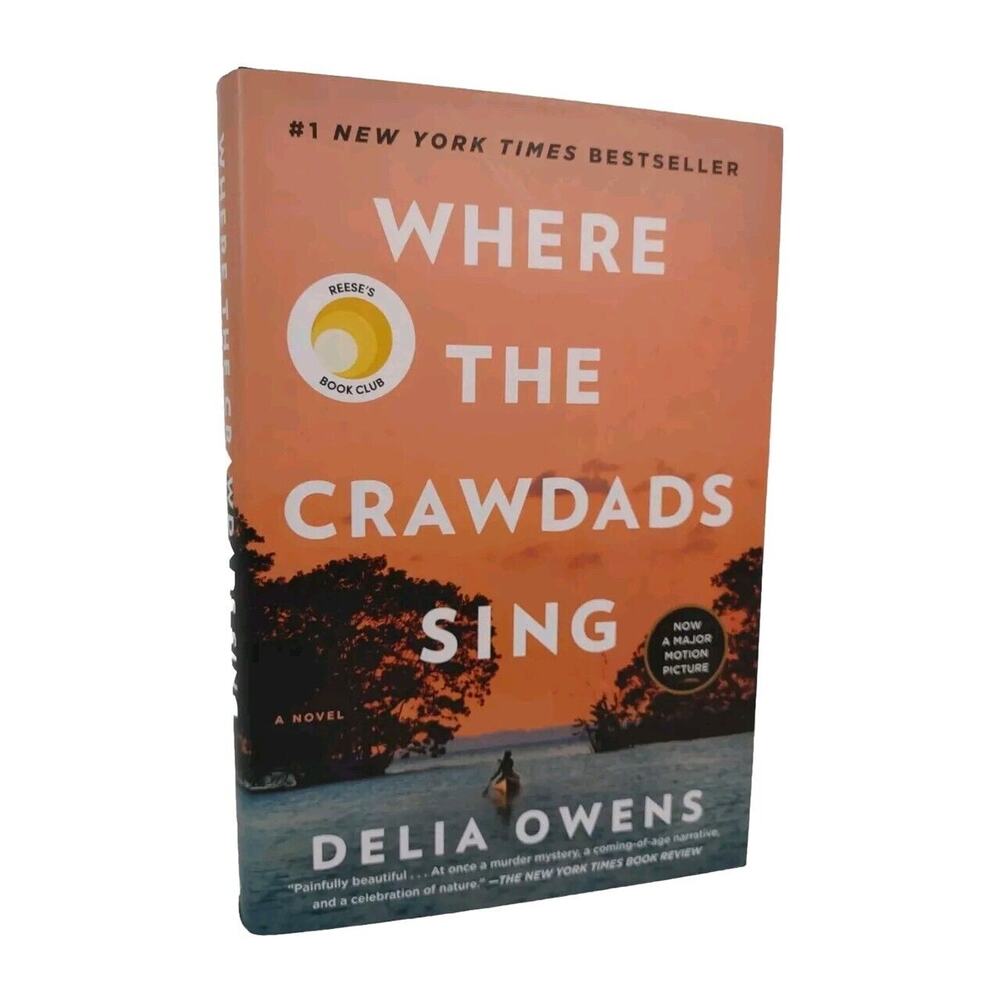 Where the Crawdads Sing by Delia Owens Hardcover Reese's Book Club EUC